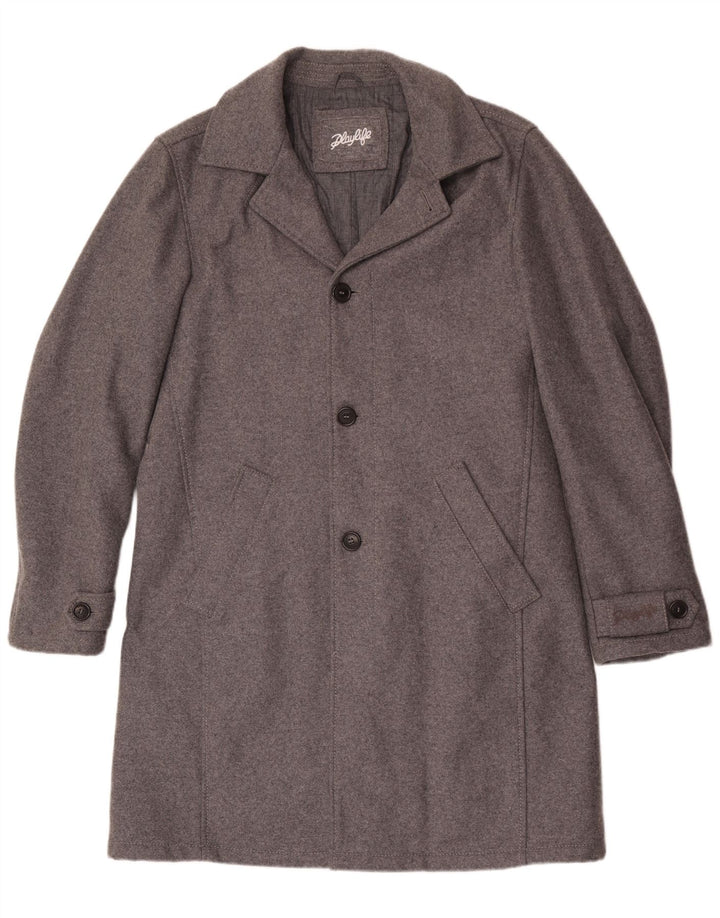 Playlife Manteau pour homme UK 40 Large Gris