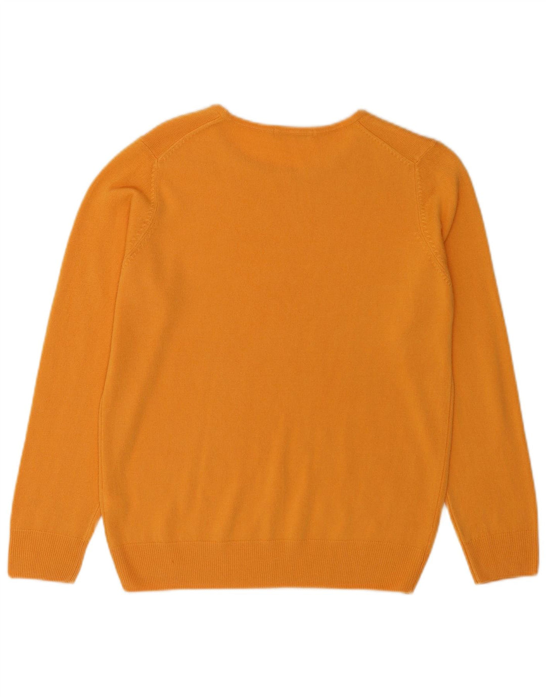 Marks & Spencer Pull à col rond pour femme UK 12 Acrylique orange moyen