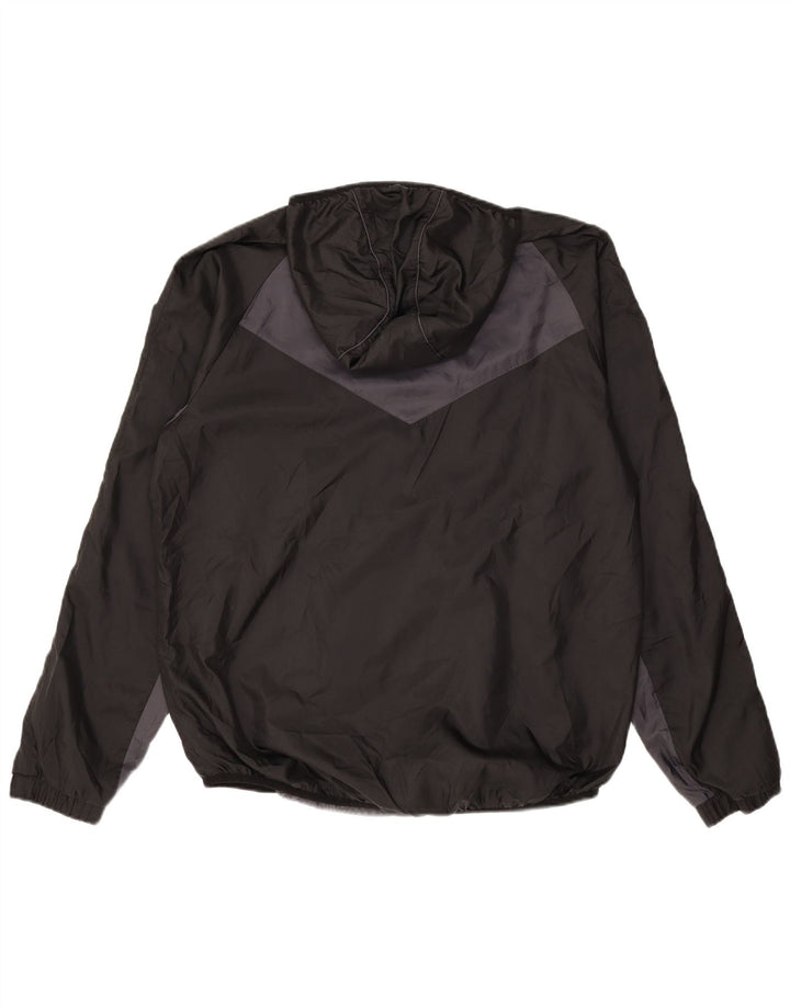 PUMA Veste de survêtement à capuche pour homme Large Noir Colorblock Polyester