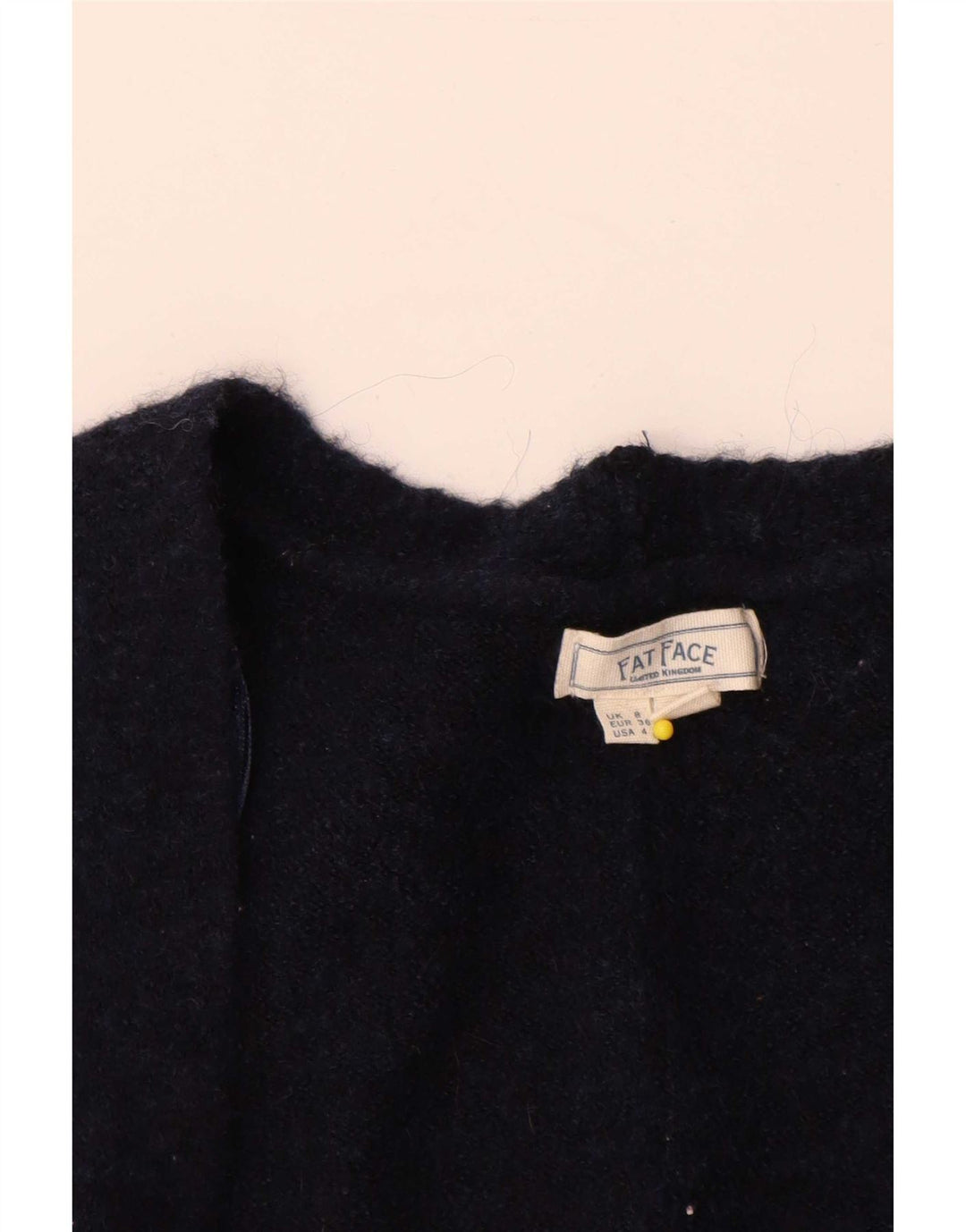Fat Face Pull cardigan ouvert surdimensionné pour femme UK 8 Small Bleu marine