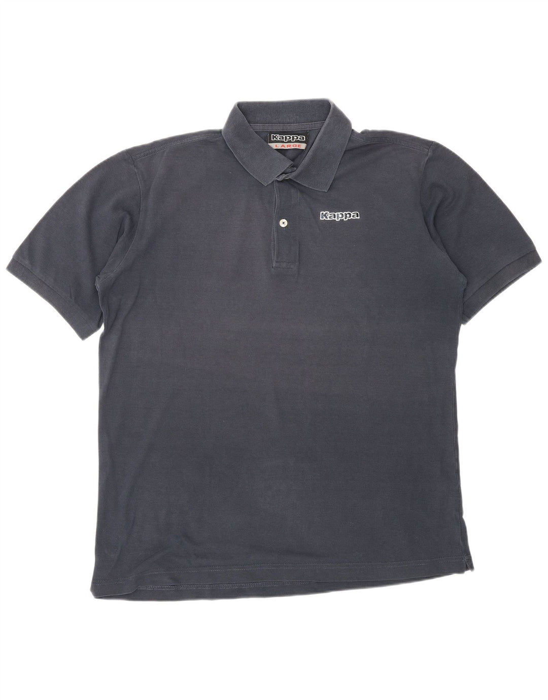 KAPPA Polo Homme Large Bleu Marine Coton
