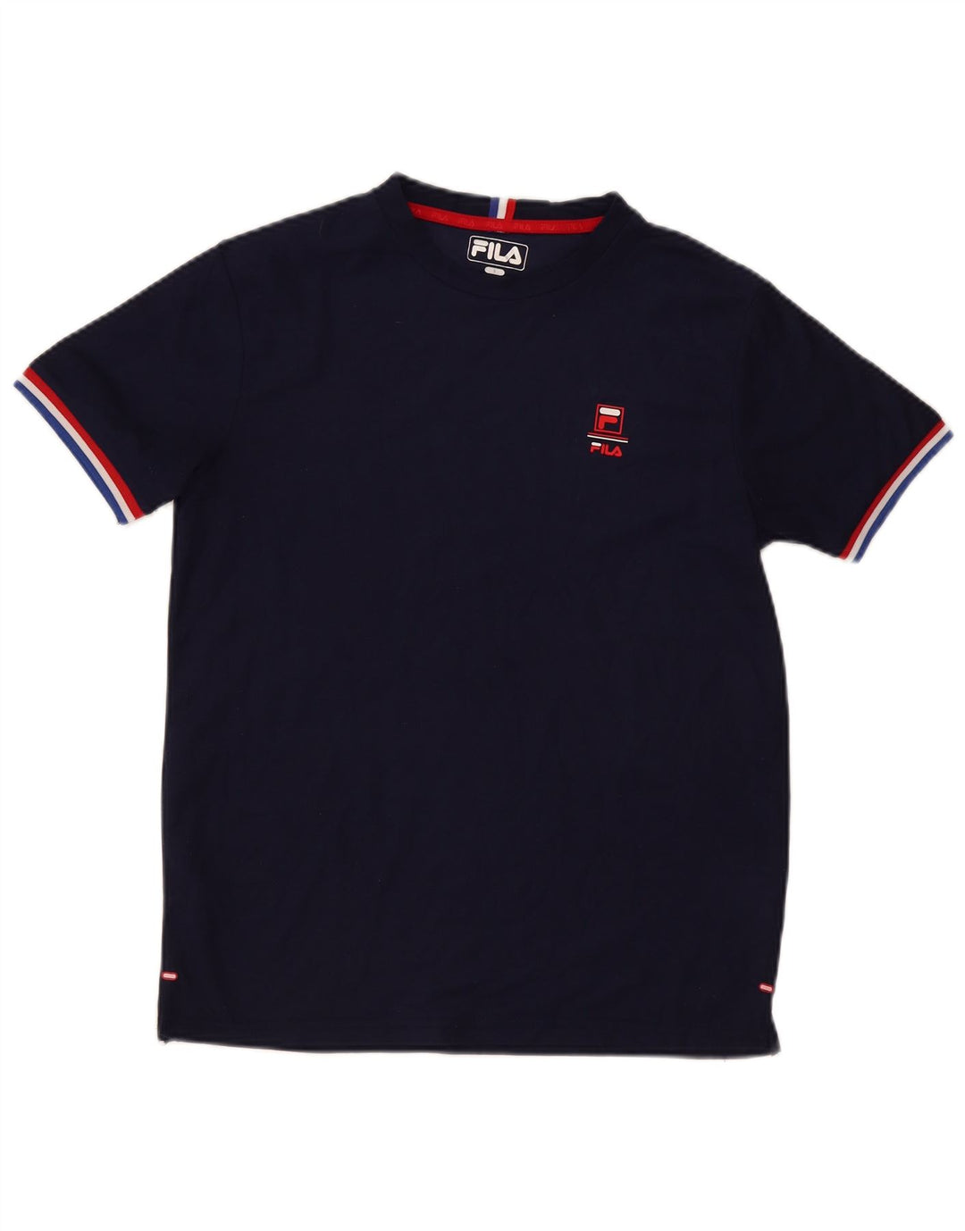 Fila T-Shirt Homme Haut Petit Bleu Marine Polyester