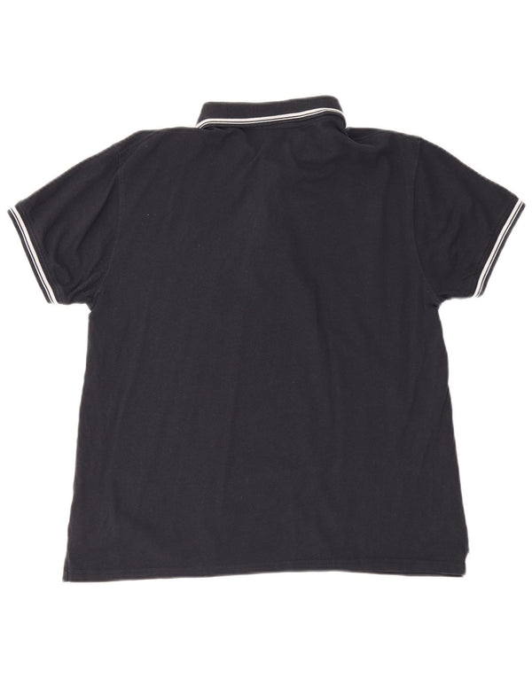 Sergio Tacchini Polo Homme Bleu Marine Moyen Coton