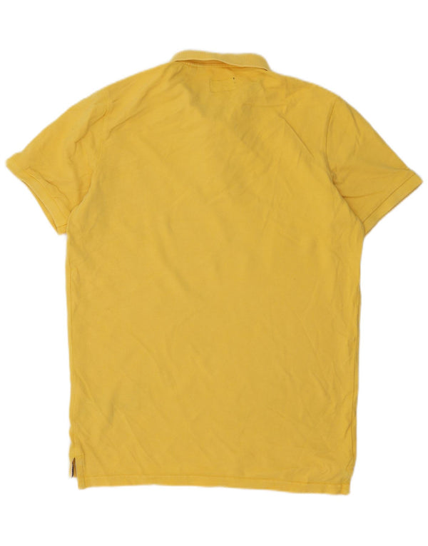 Superdry Polo Homme Large Jaune Coton