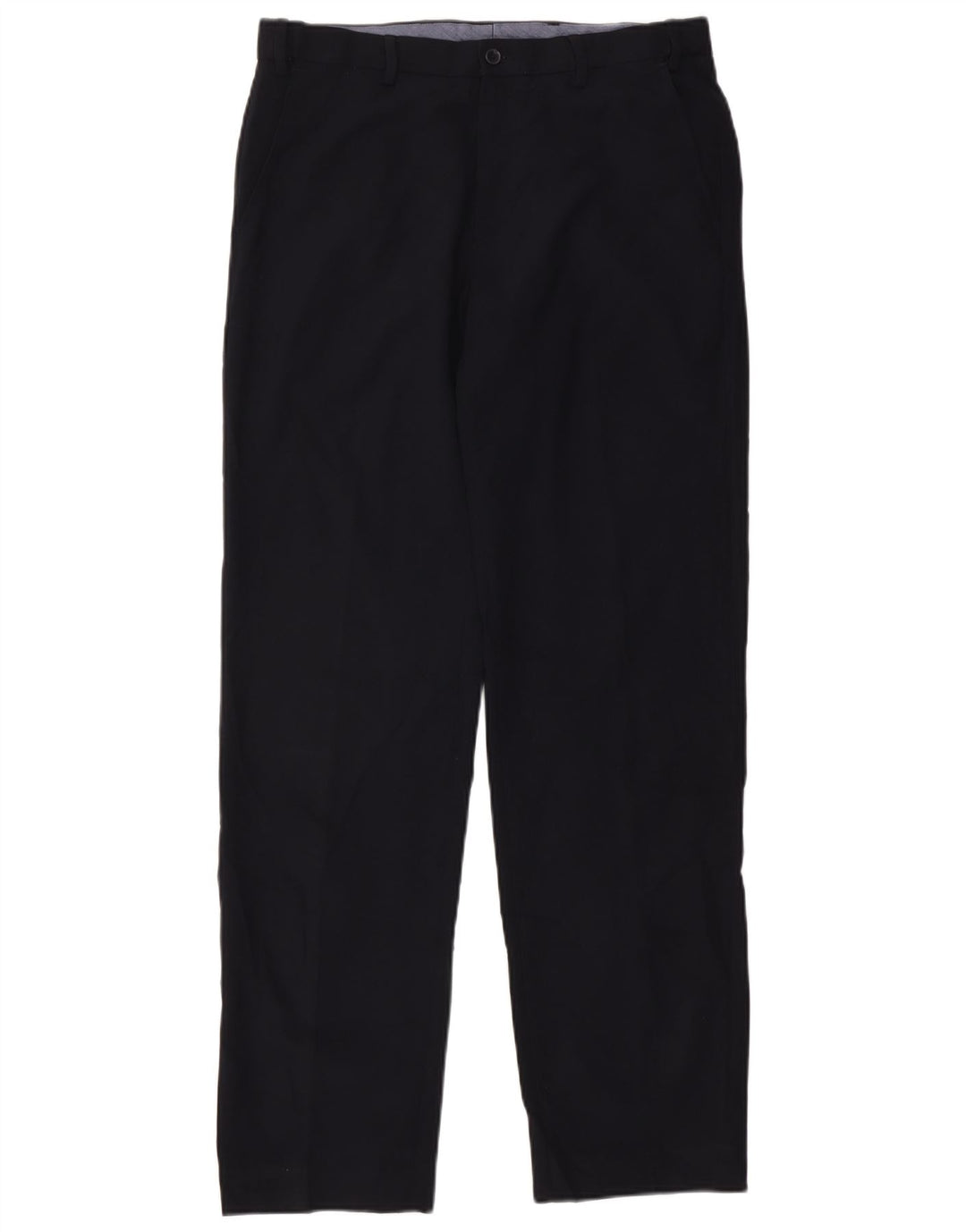 Marks & Spencer Pantalon de costume droit pour homme W34 L33 Bleu marine