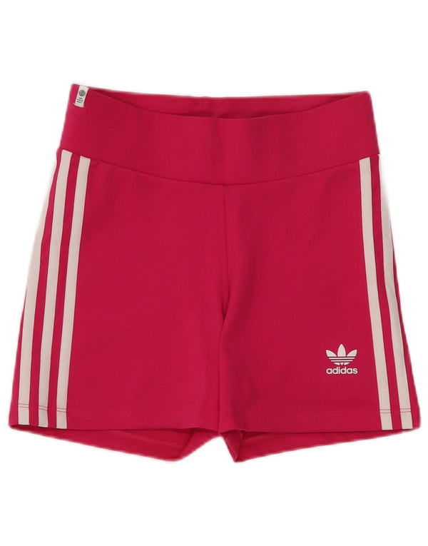 Adidas Short de sport pour femme UK 8 Petit Rose Polyester Sports