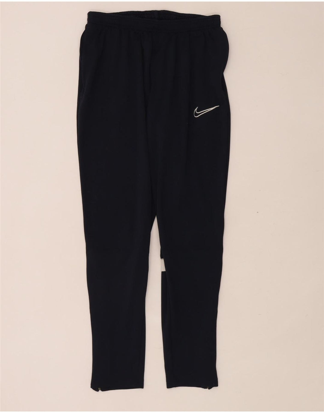 Pantalon de survêtement Nike Dri Fit pour homme en polyester color block bleu marine moyen