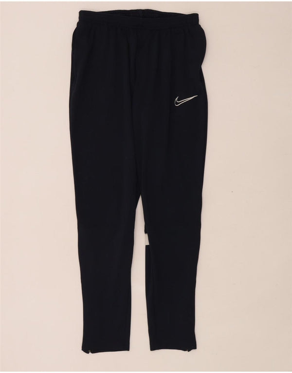 Pantalon de survêtement Nike Dri Fit pour homme en polyester color block bleu marine moyen