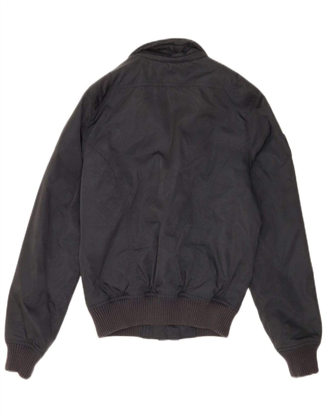 BACI & ABBRACCI Veste Bomber Femme UK 10 Petit Bleu Marine Polyester