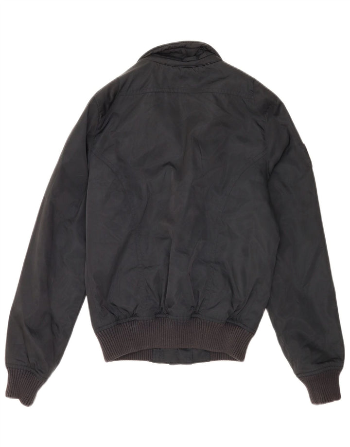 BACI & ABBRACCI Veste Bomber Femme UK 10 Petit Bleu Marine Polyester