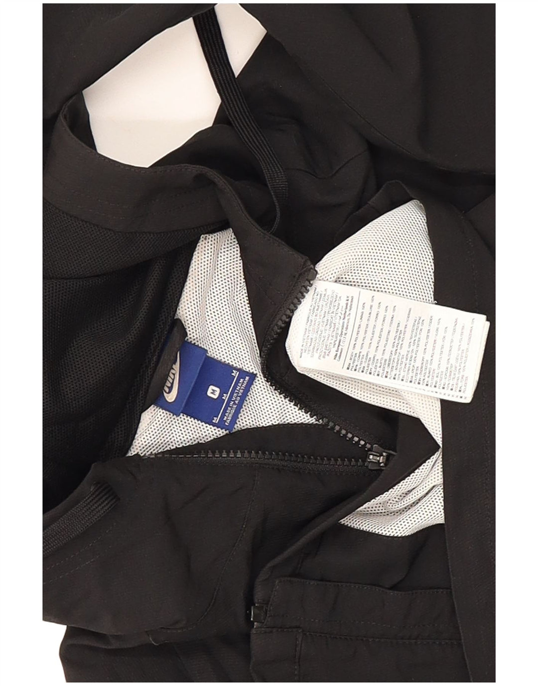 Nike Veste de survêtement à capuche pour homme Noir moyen Polyester