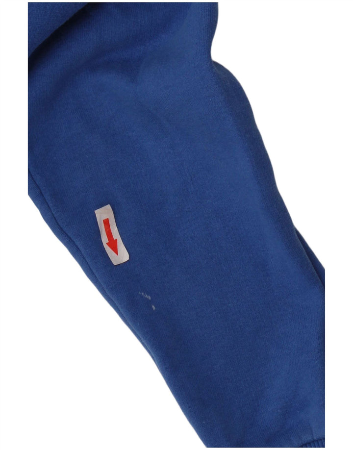 Superdry Pull à Capuche Graphique Homme Bleu Moyen Coton