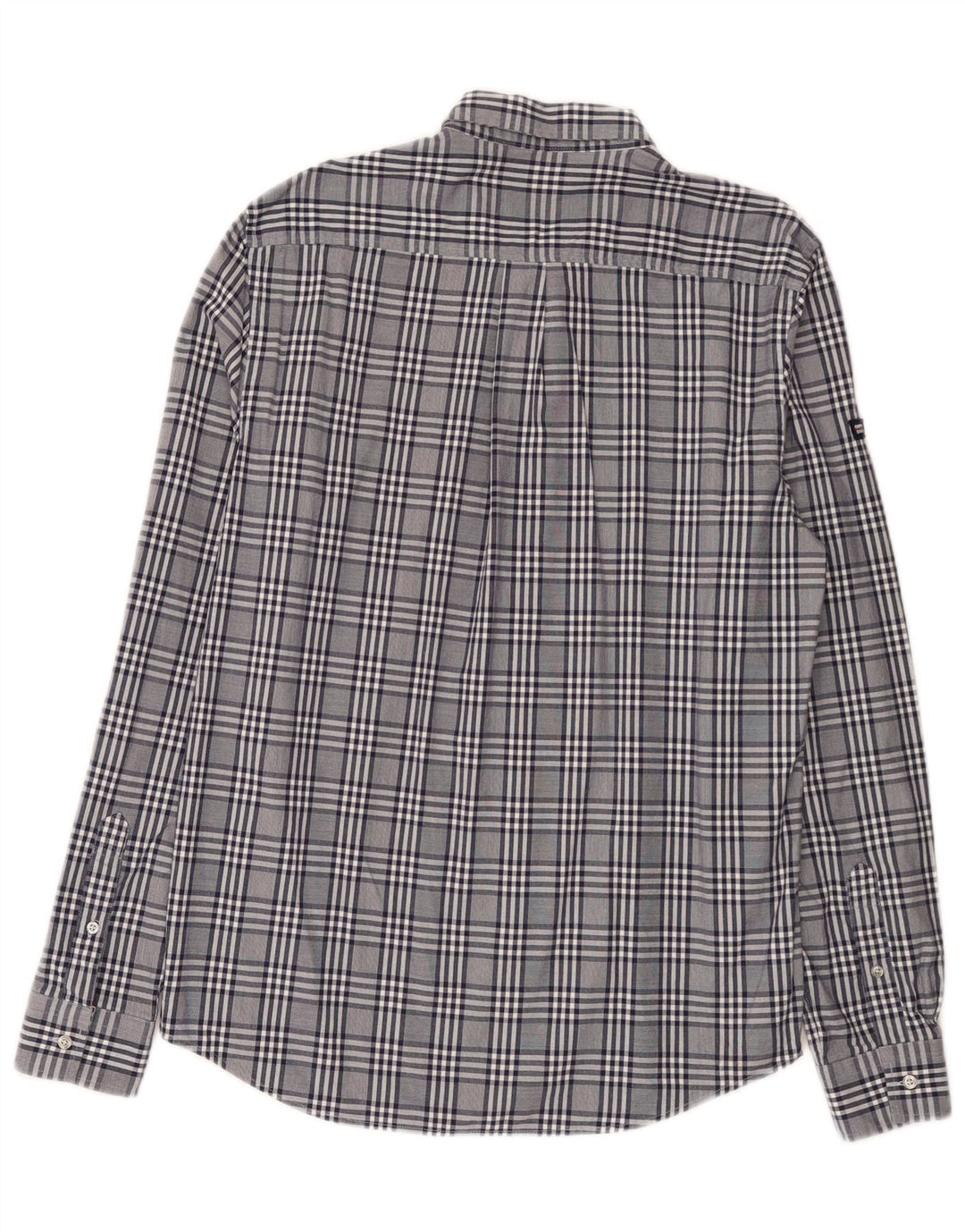 Superdry Chemise Regular Fit Homme Gris Carreaux