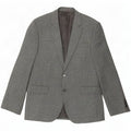 Jaeger Veste Blazer 2 Boutons Homme UK 40 Grande Laine Grise
