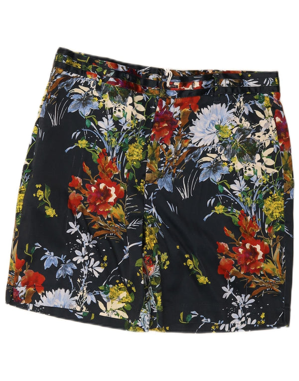 Zara Short chino hawaïen pour homme EU 42 Large W32 Multicolore Floral