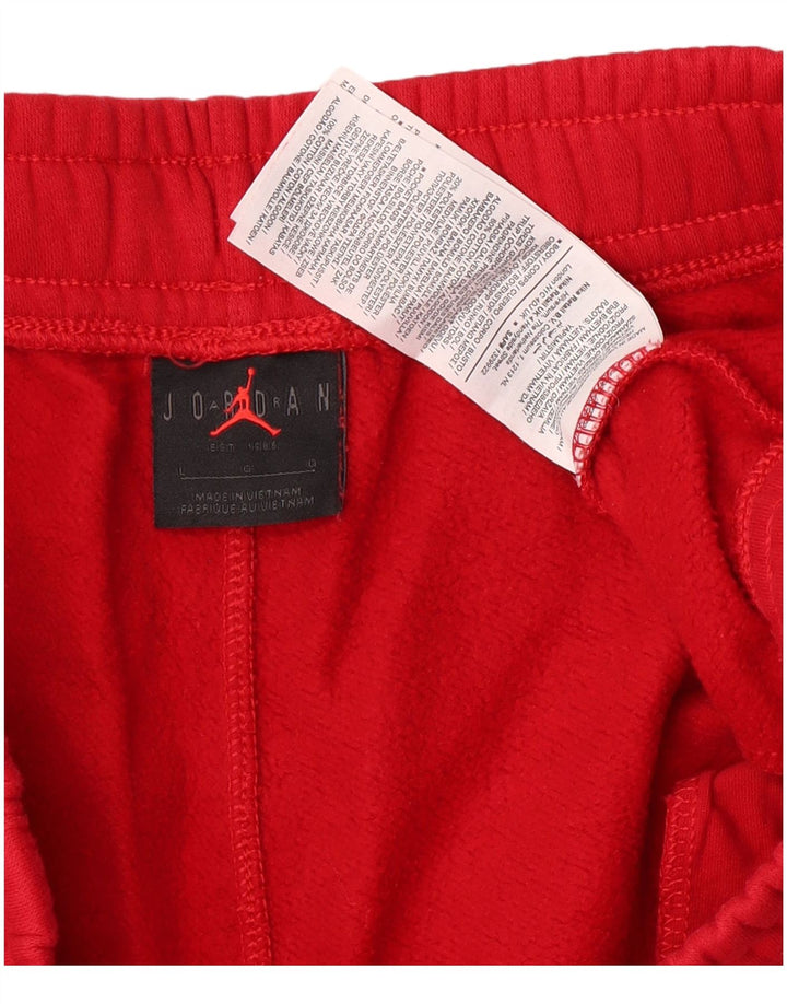 Jordan Short de sport pour homme Grand coton rouge