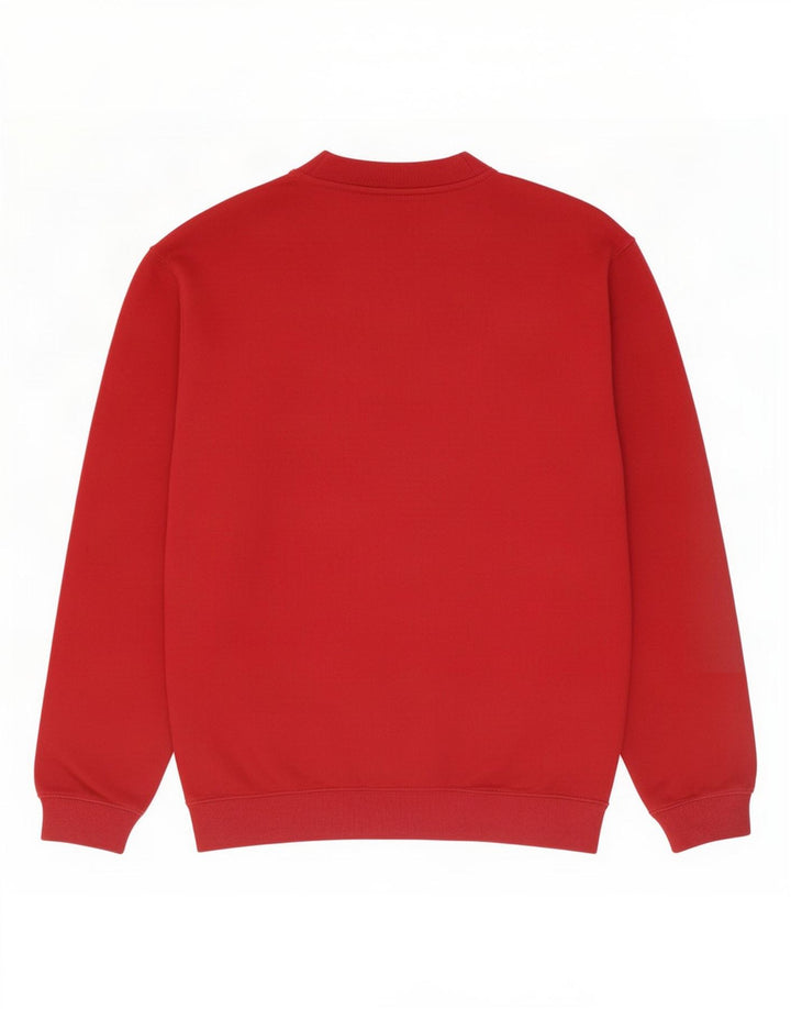 Wrangler Sweat-shirt pour homme en coton rouge Taille L
