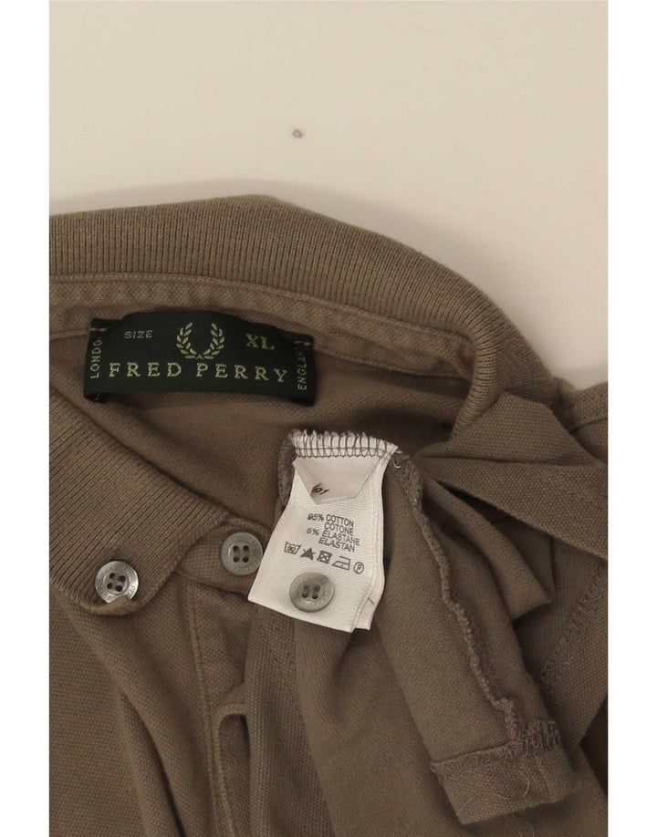 Fred Perry Polo Homme XL Gris Coton