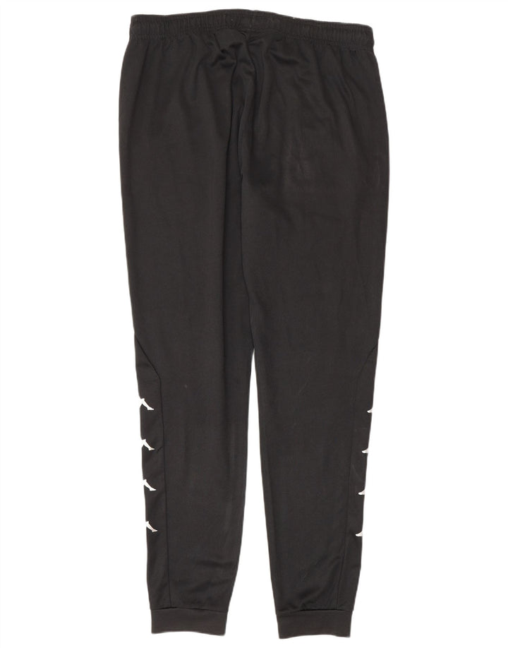Kappa Pantalon de Survêtement Graphique Homme Joggers XL Noir Polyester