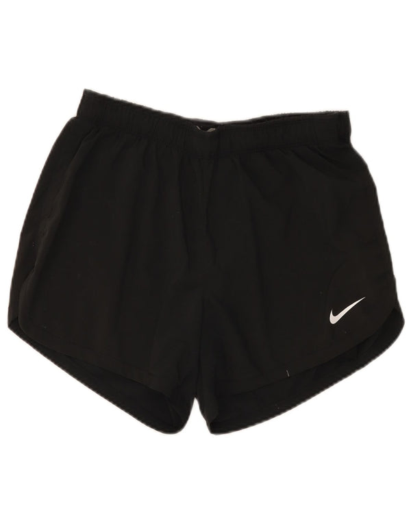 Nike Short de sport Dri Fit pour femme UK 12 Noir moyen Polyester