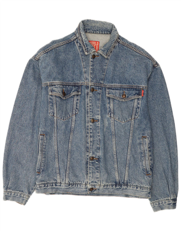 Casucci Veste en jean pour homme UK 42 XL Bleu