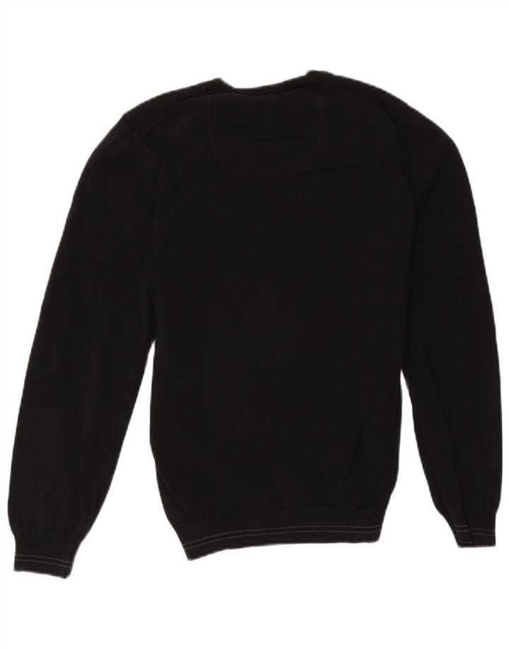 Hugo Boss Homme Pull col V Petit Noir Coton