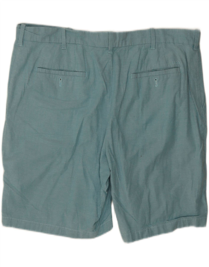 IZOD Short Chino Homme W42 2XL Bleu Coton