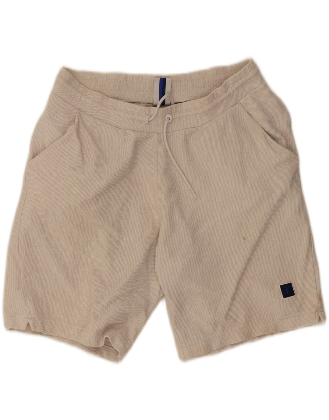 Nike Short de sport pour homme Grand coton beige