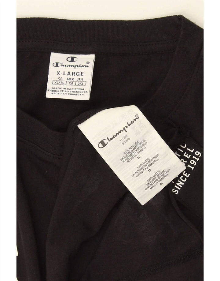 Champion Débardeur Graphique Homme XL Noir Coton