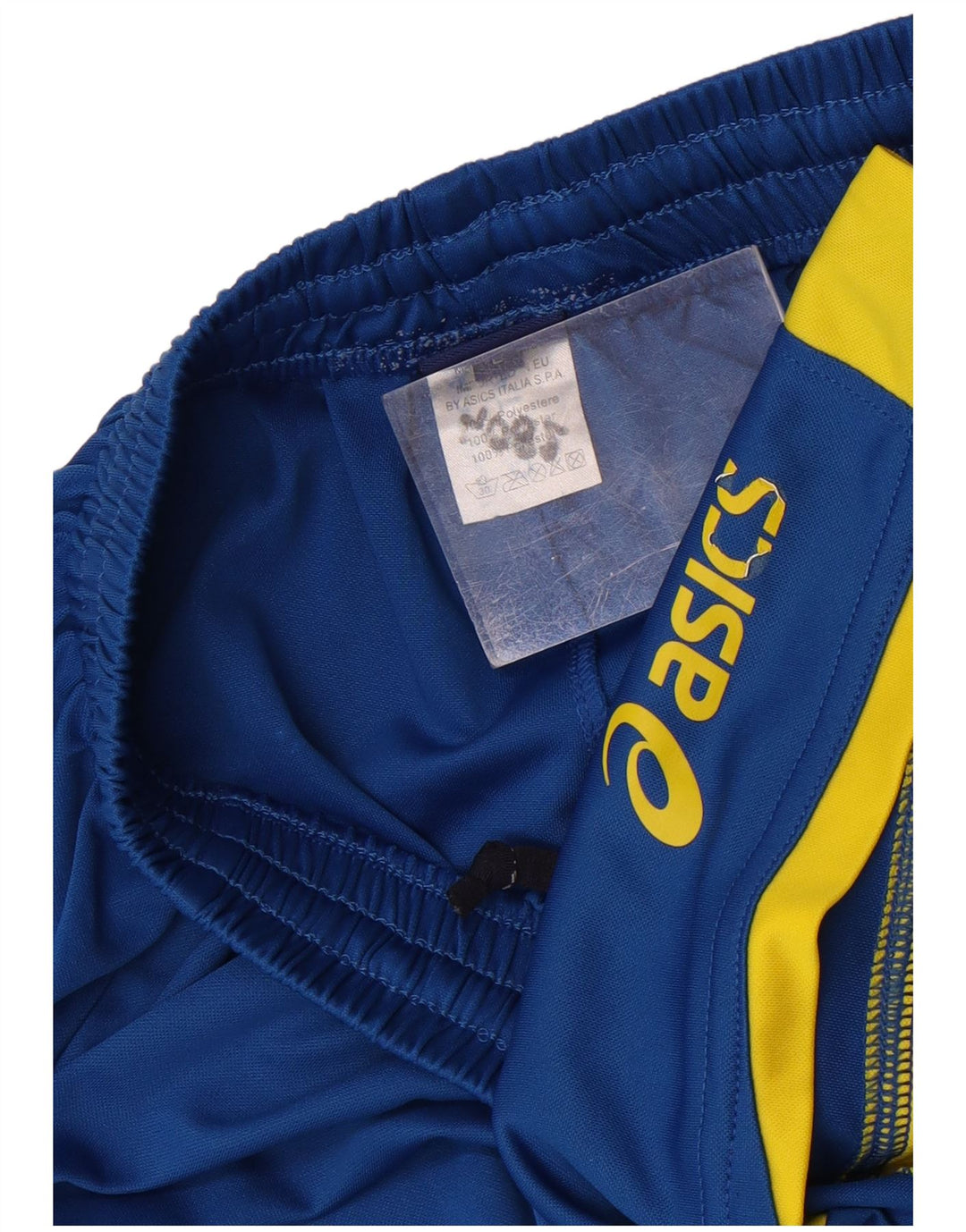 Asics Short de Sport Garçon 11-12 Ans Grand Bleu Colorblock Polyester