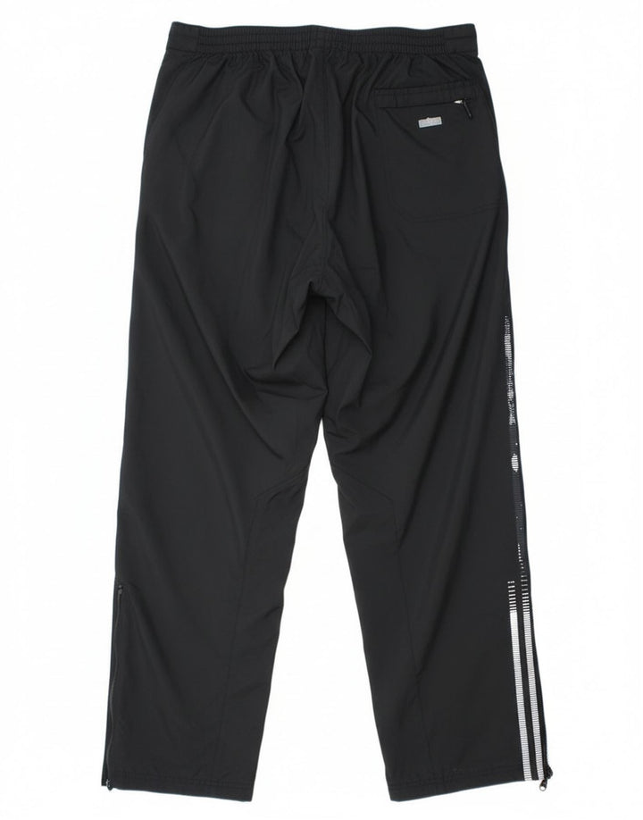 Adidas Pantalon Chino Droit Homme Noir Moyen Polyester
