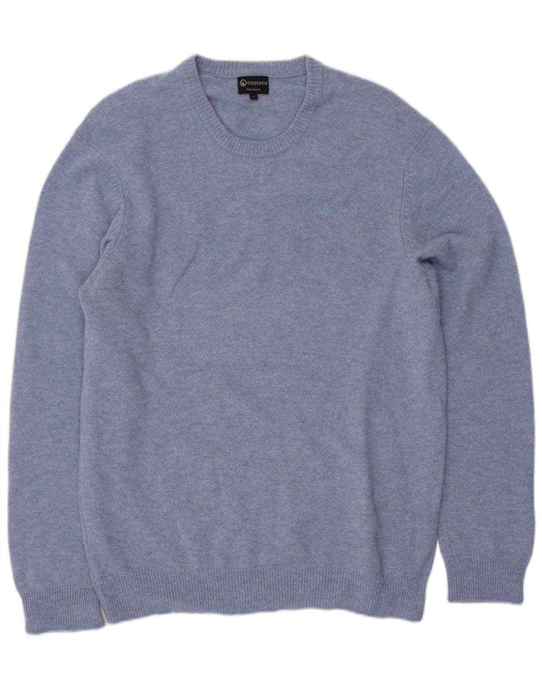 Giesswein Pull à col rond pour homme EU 54 XL Bleu Laine