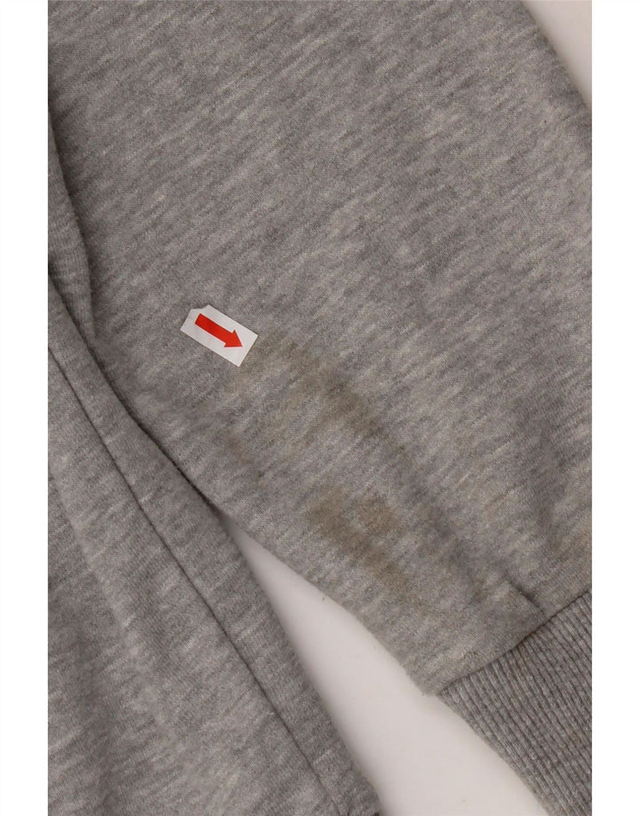 UMBRO Mens Graphic Sweatshirt Jumper XL Grey Colourblock Cotton Vintage Umbro and Second-Hand Umbro from Messina Hembry 