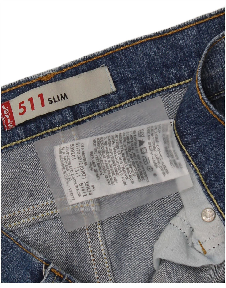Levi's Jean Slim 511 Homme Bleu W38 L34 Coton