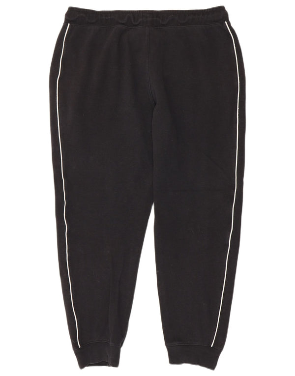 Nike Pantalon de survêtement pour homme en coton rayé noir Taille L