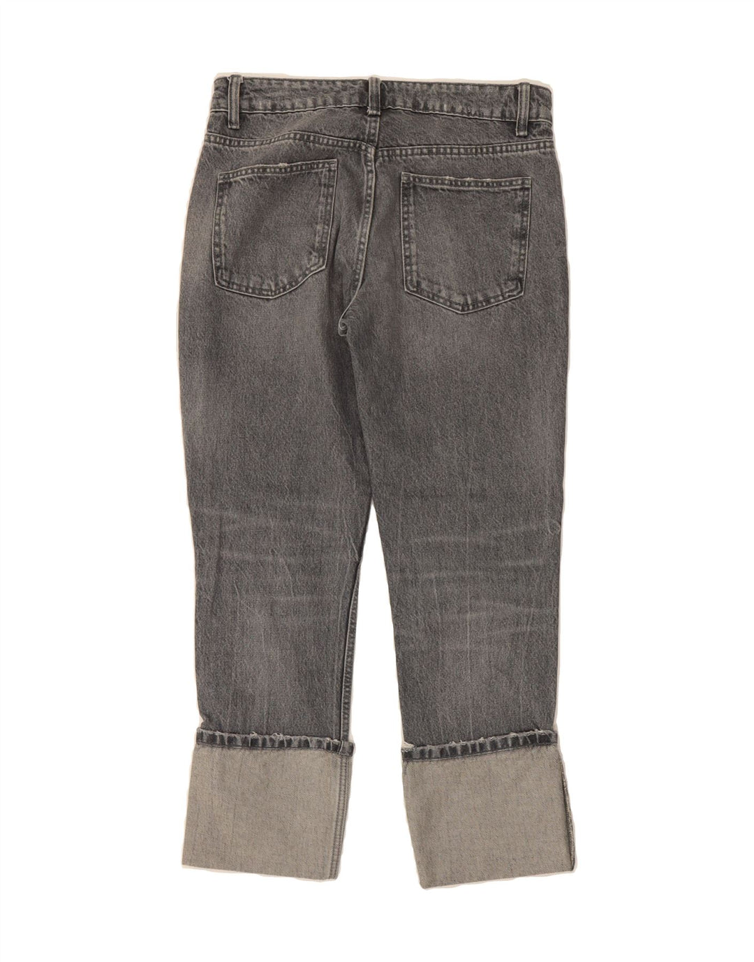 ZARA Womens Cropped Jeans EU 38 Small W28 L26 Grey Cotton Vintage Zara and Second-Hand Zara from Messina Hembry 