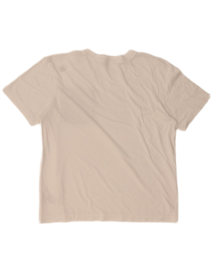 Calvin Klein T-shirt graphique pour homme en coton blanc petit