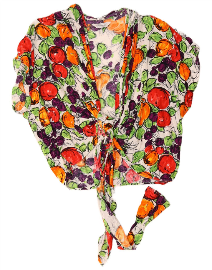 Persona Chemisier à motif abstrait pour femme Taille 27 XL Multicolore
