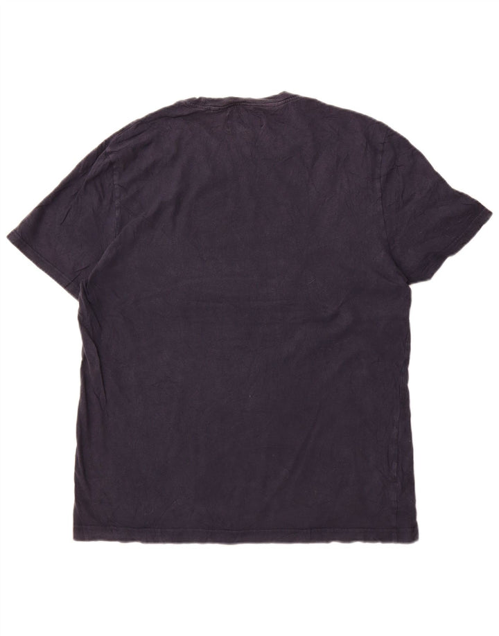 Penguin T-Shirt Graphique Homme Top XL Bleu Marine Coton