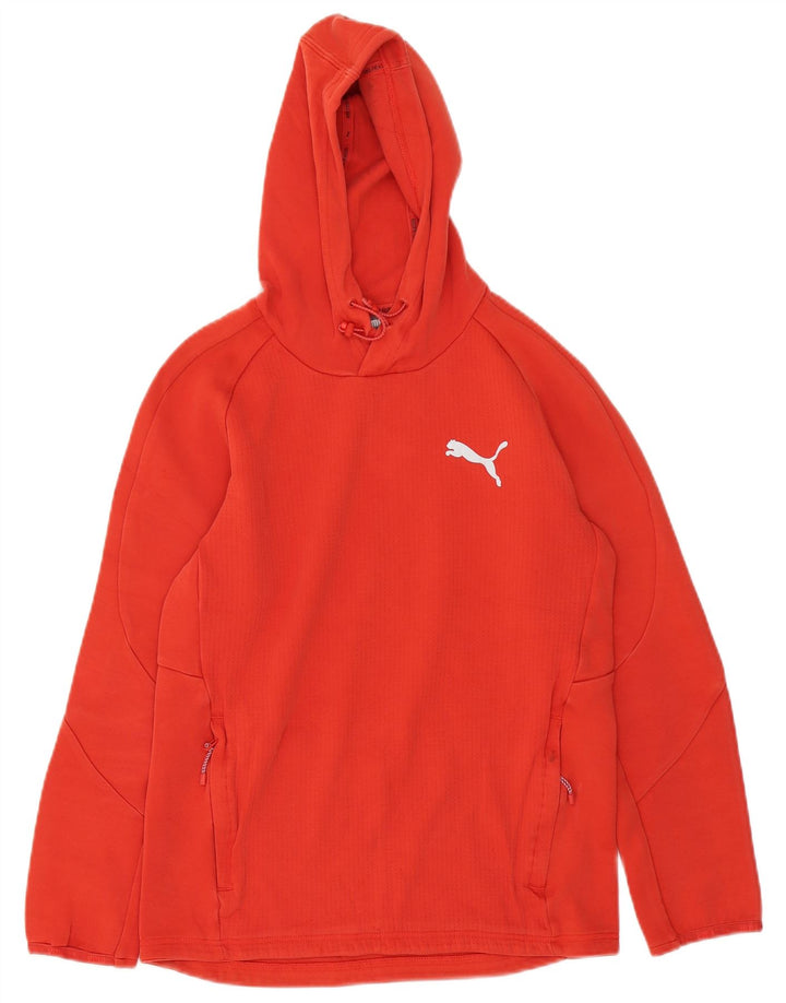 Puma Pull à capuche pour homme Petit Orange