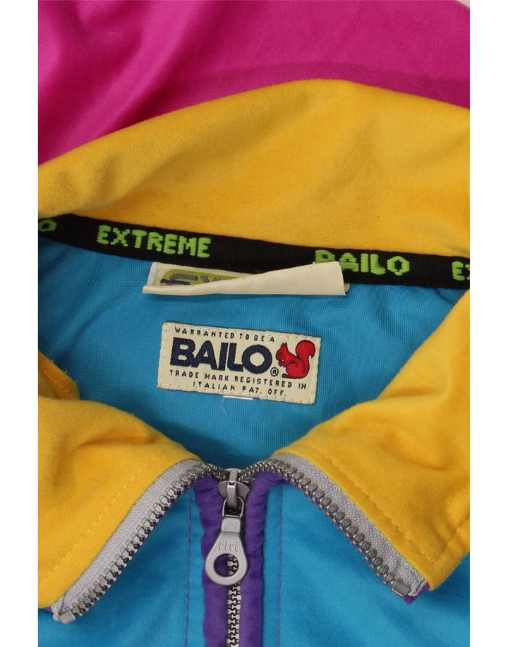 Bailo Veste de Survêtement en Velours Homme Rose Moyen Colourblock