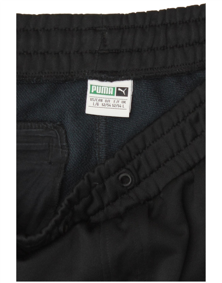 Puma Pantalon de Survêtement Joggers Homme Noir Large Colorblock