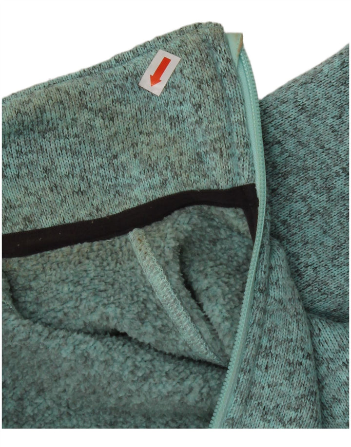 HELLY HANSEN Veste de survêtement pour femme UK 14 Large Vert Colourblock