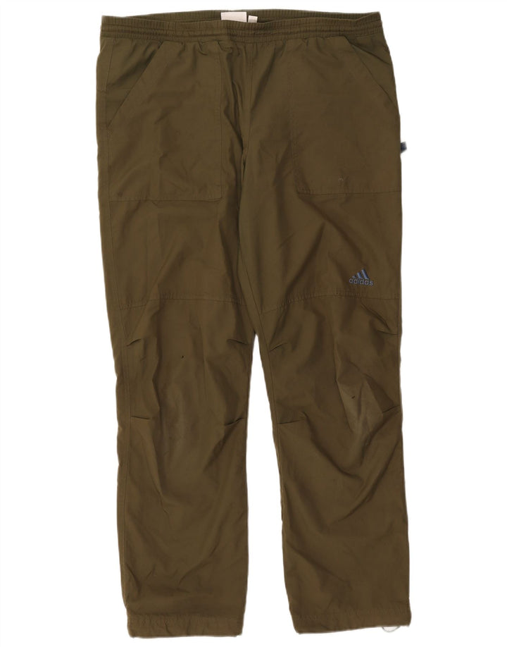 Adidas Pantalon de survêtement pour homme XL Kaki Polyester