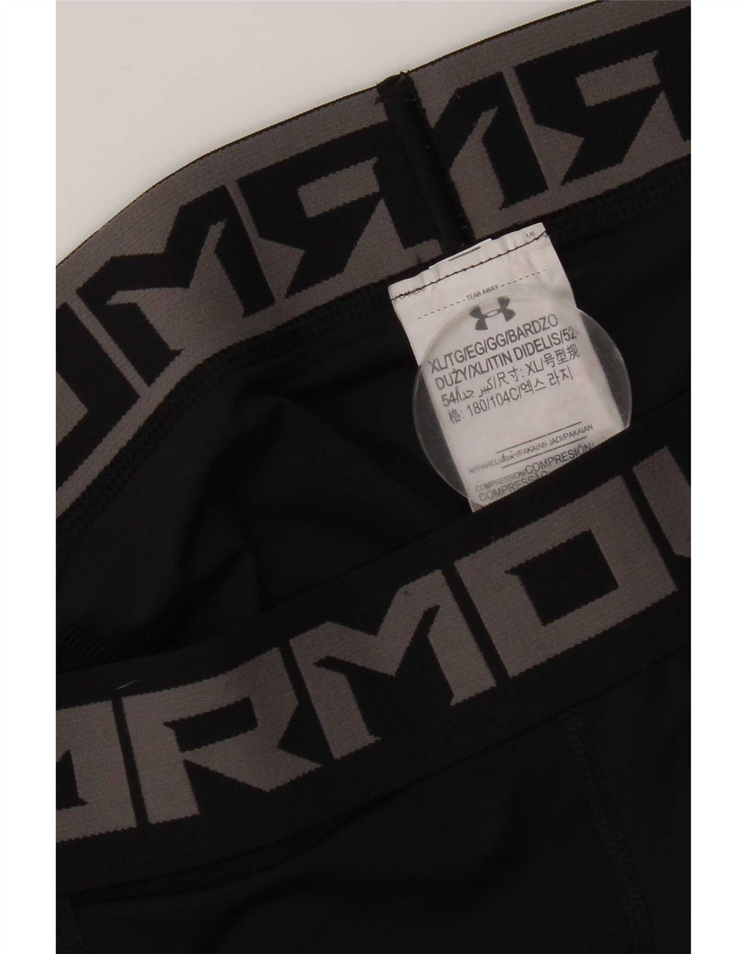 Under Armour Legging Graphic Homme XL Noir Polyester
