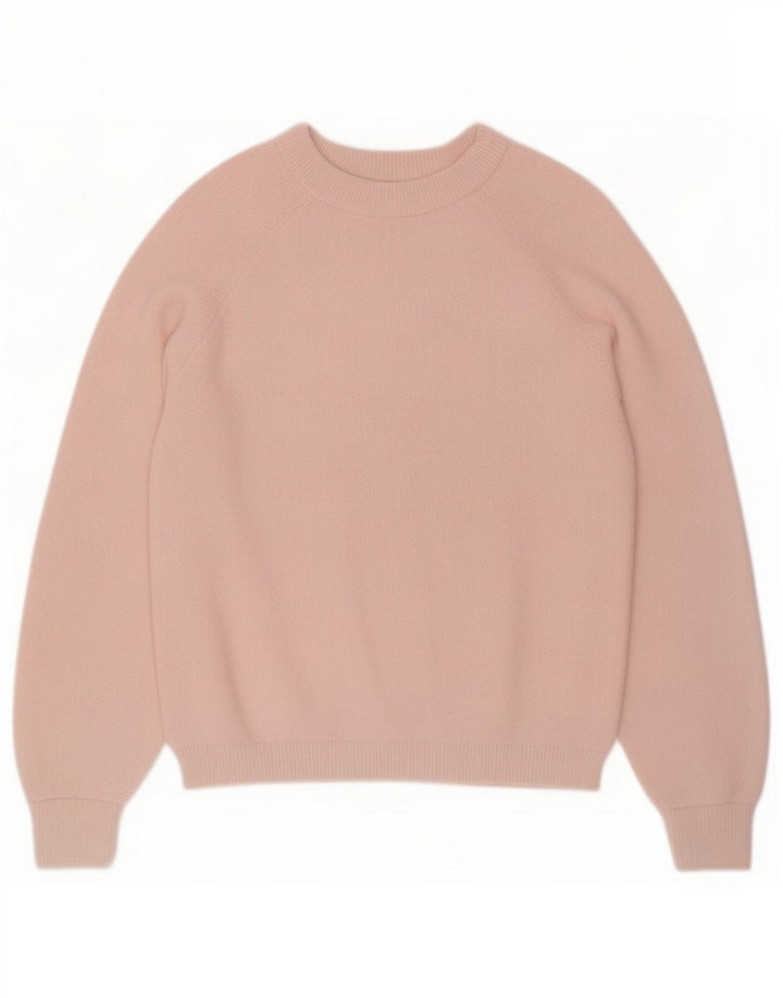 Marks & Spencer Pull surdimensionné à col bateau pour femme UK 14 Rose moyen