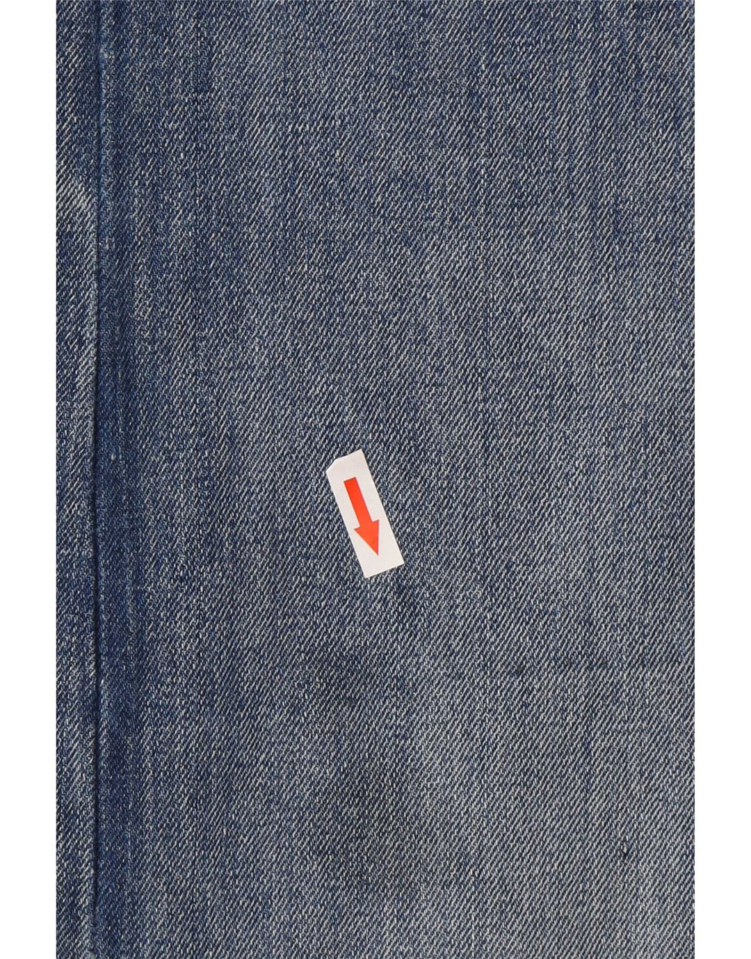 jupe en jean taille haute femme vintage W30 Bleu moyen