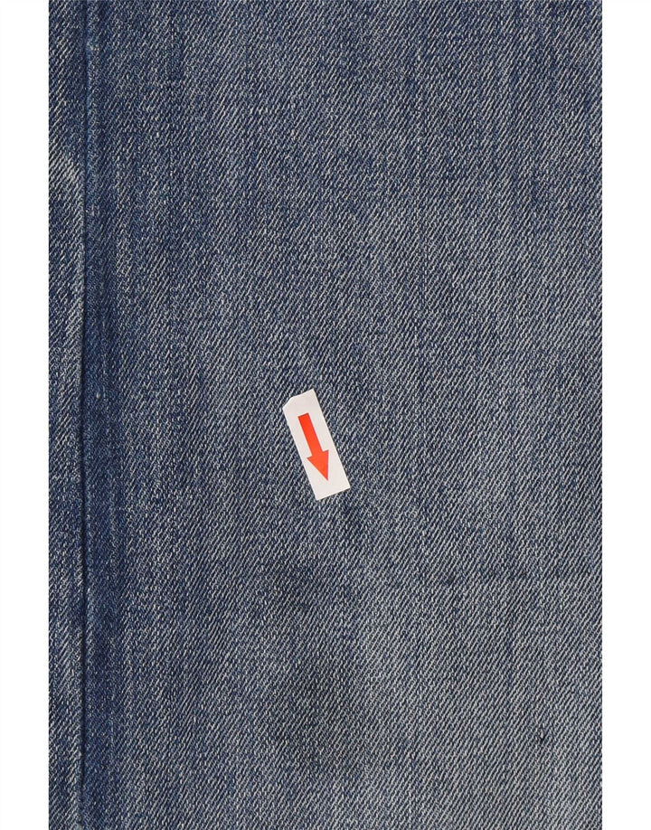 jupe en jean taille haute femme vintage W30 Bleu moyen