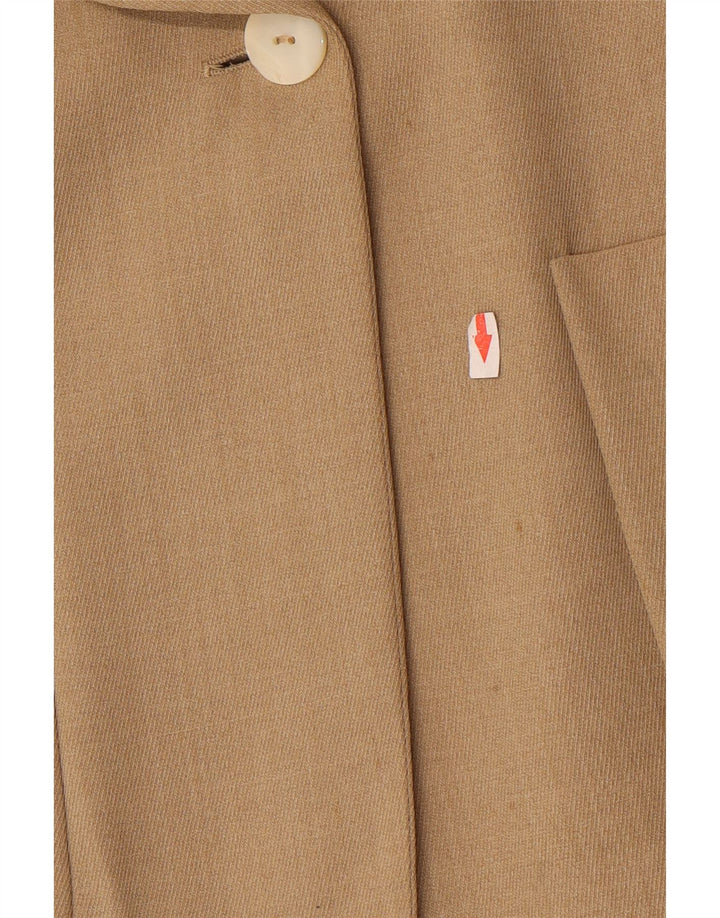 Laura Biagiotti Veste Blazer Risposte 1 Bouton Femme IT 42 Beige Moyen
