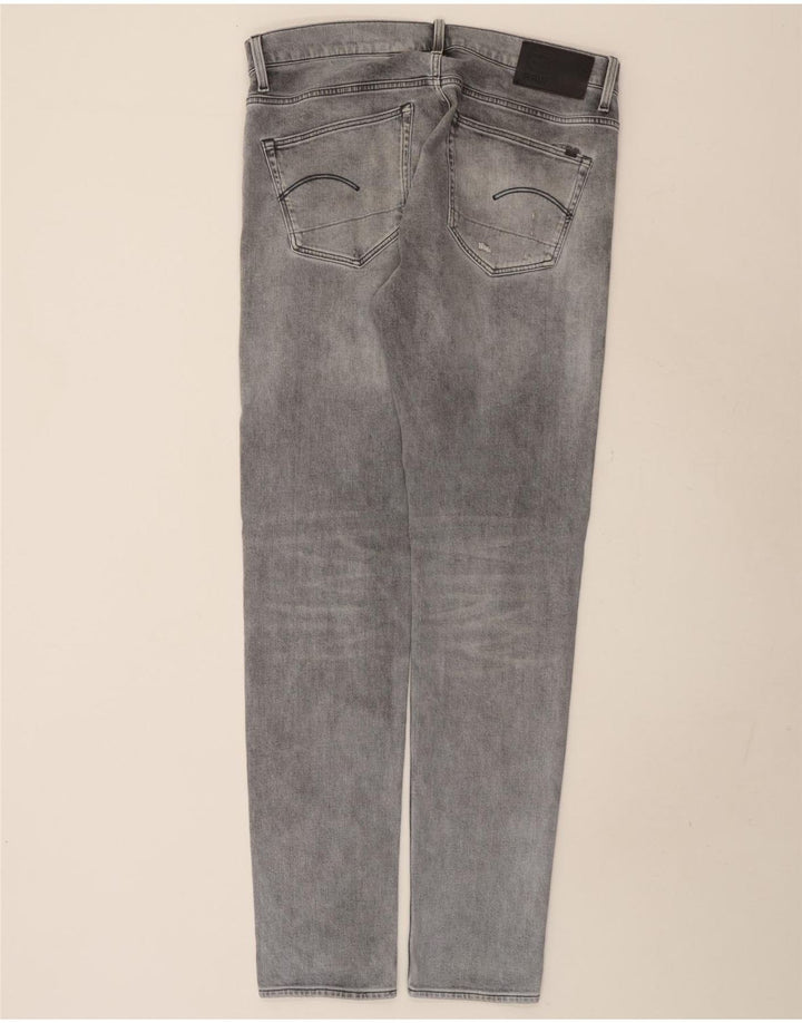 G-Star Homme 3301 Jean Slim effet vieilli W36 L36 Gris Coton